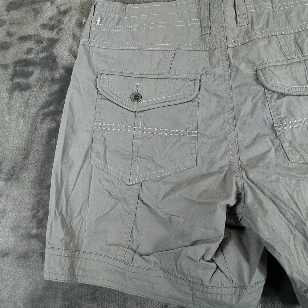 KUHL Kurve Kontra Cargo Shorts Granite 6” Ins Hiking Outdoor Lightweight NWOT
